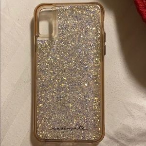 iPhone X Sparkly phone case